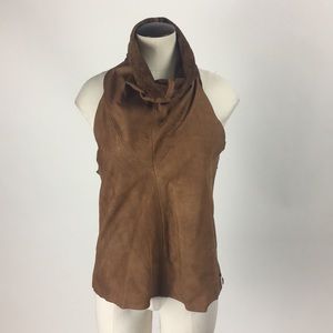 One Teaspoon - “Desert Moon” Leather Top
